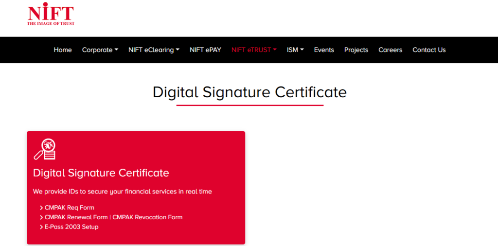 Get a Digital Signature Certificate