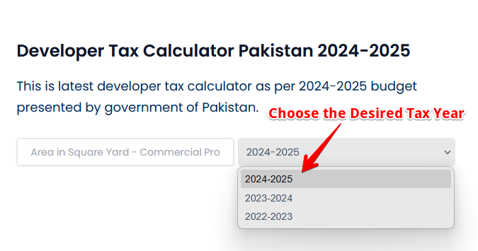 Choose Property type