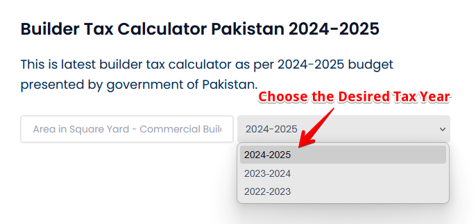 Choose Property type