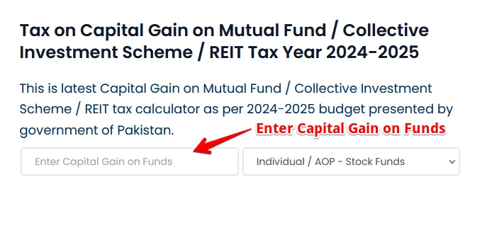 Choose fund category