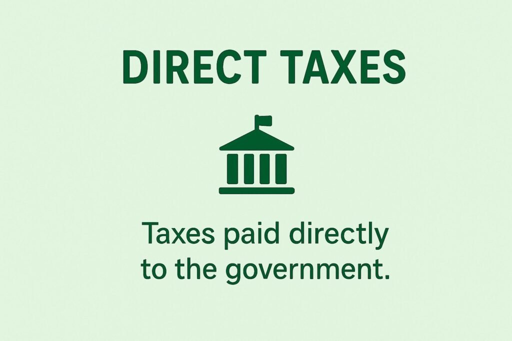 Direct Taxes in Pakistan