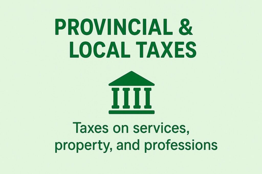 Provincial & Local Taxes in Pakistan